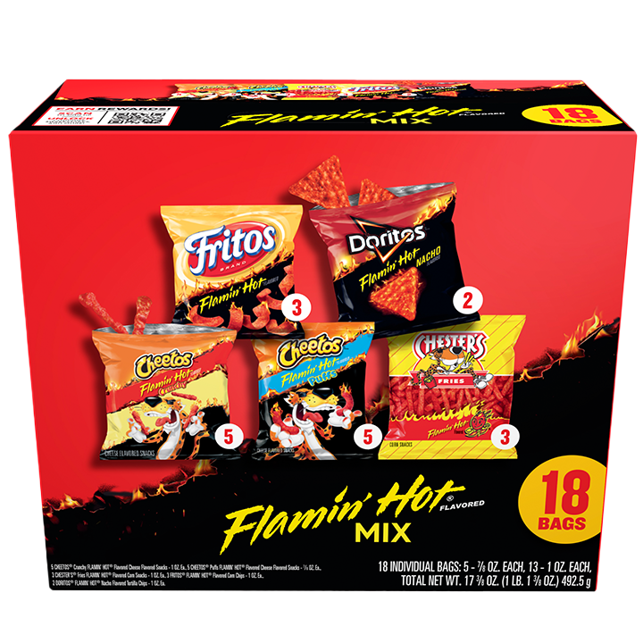 FRITO-LAY® Flamin' Hot Mix Variety Pack | Variety Packs